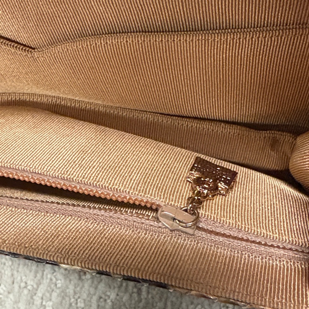 Judith Lieber Snakeskin Top-Handle Clutch - Picture 6 of 9